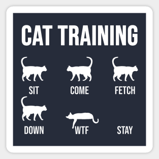 Cat Training Sticker